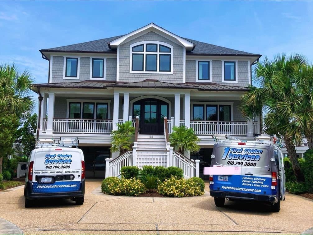 First Choice Services team member at work in Wilmington, NC
