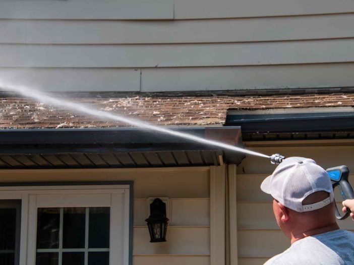 DIY Gutter Cleaning
